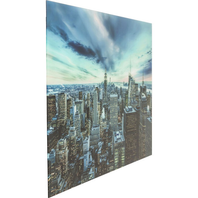 Picture Glass New York Sunset 120x160cm